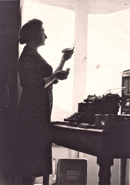 Wat ze in de reflectie van haar make-upspiegel zag was reden genoeg om mevrouw Christie te telefoneren.